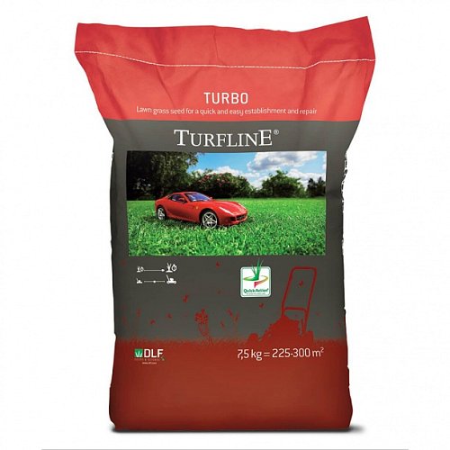 Газонная травосмесь DLF TURBO Turfline -7,5 кг 