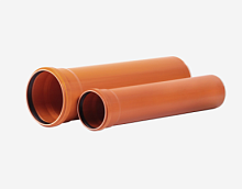 Труба наружная НПВХ "ХЕМКОР" 110*3,2*3000 (SN4)