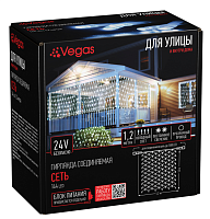 Гирлянда "Сеть" 144 холодных LED 1,2*1,5 м арт. 55031