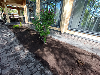 Установка системы автополива и озеленение 5000 М2