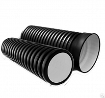 Труба гофрированная d630/548 с раструбом L=6, SN6,