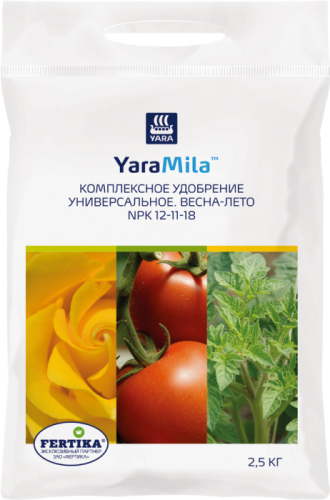Универсальное YaraMila 12-11-18 упаковка 2,5 кг