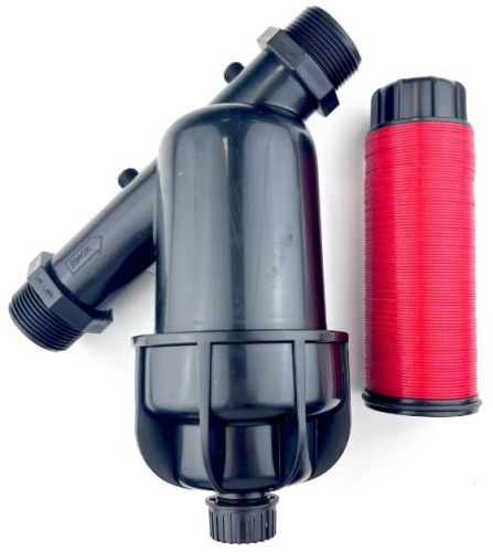 Фильтр 1-1/4"нар х 1-1/4"нар дисковый (прямой) 120mesh GH арт: 1740DT120 фото 2