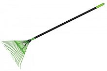 Грабли веерные 18 зубьев с компенсатором и стальным черенком (ЦИ 0502) 